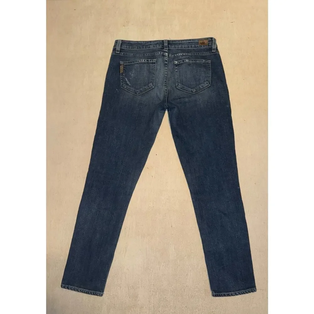 Paige women’s distressed skyline ankle peg blue jeans
Size 28 - Picture 13 of 16
